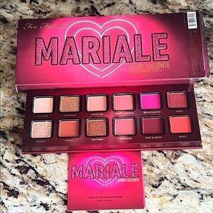 ❄️⚡️Too Faced Mariale Amor Caliente Eyeshadow + Cheek Palette
